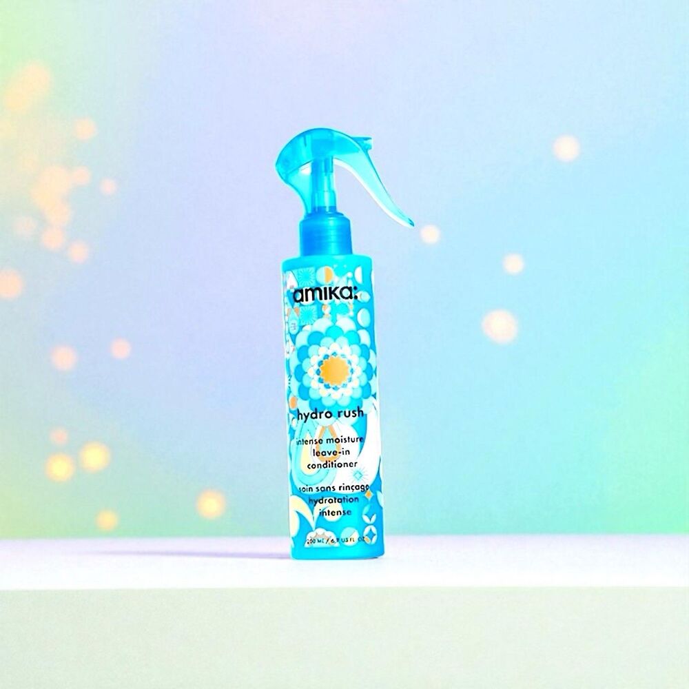 Amika Hydro Rush Intense Moisture Leave-In Conditioner Hyaluronic Acid 6.7 Fl Oz